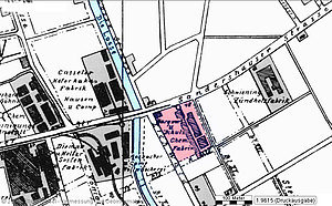 Karte 1913 Sandershäuser Str.