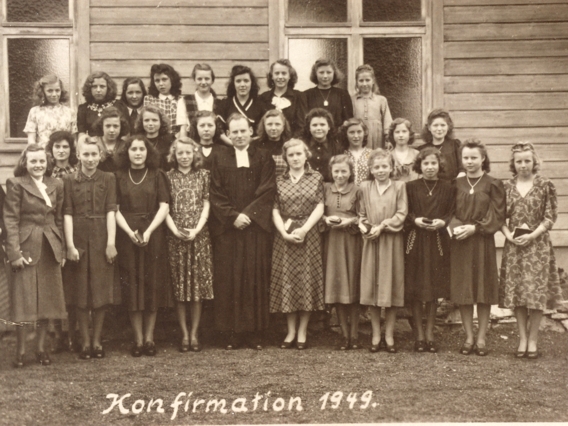 Gruppenfoto Konfirmation 1949 