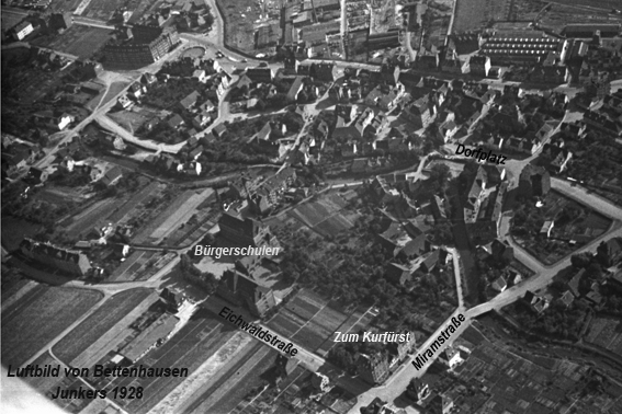 Luftbild Bettenhausen 1928 